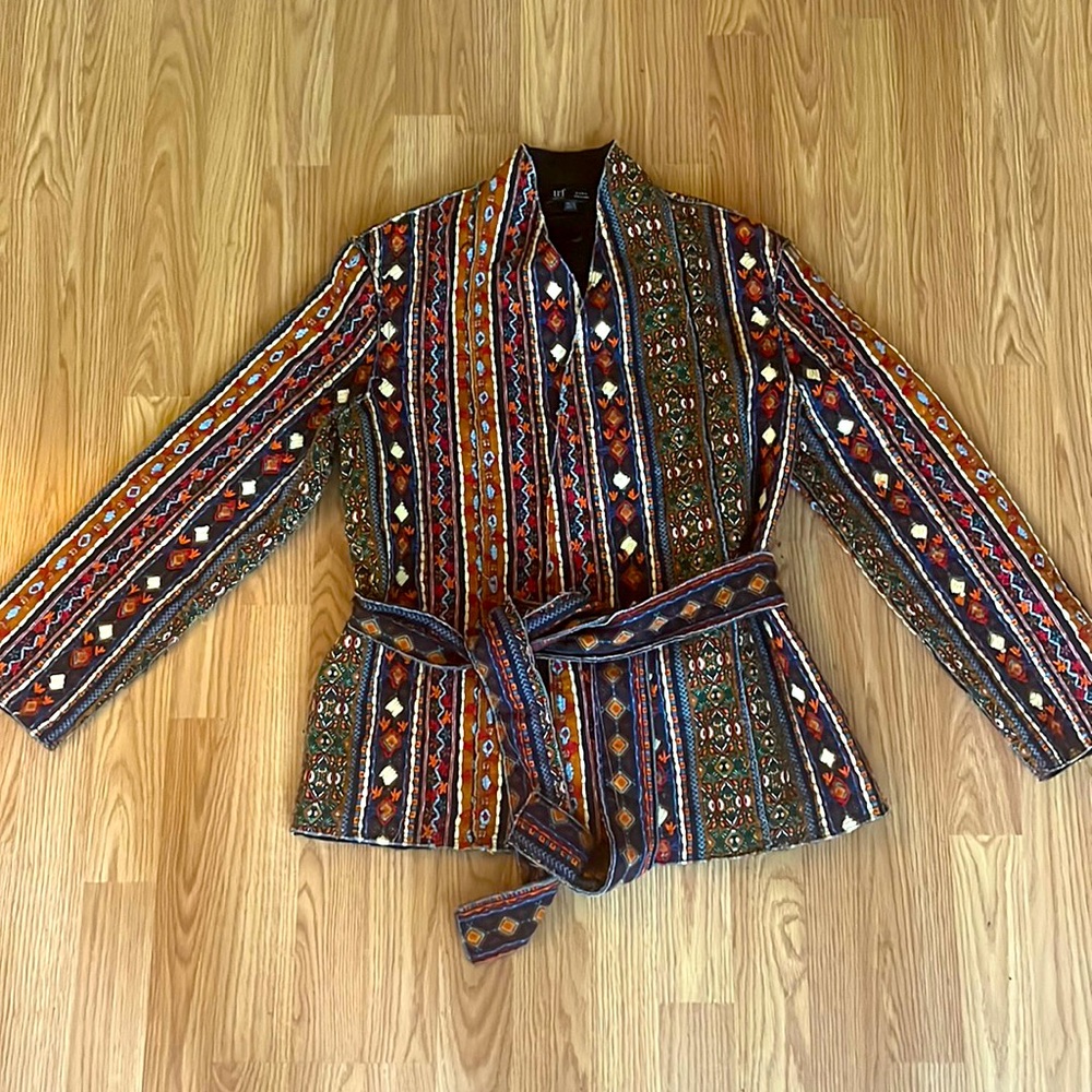 COPY - COPY - New quilted jacket- Zara size S-M multi color